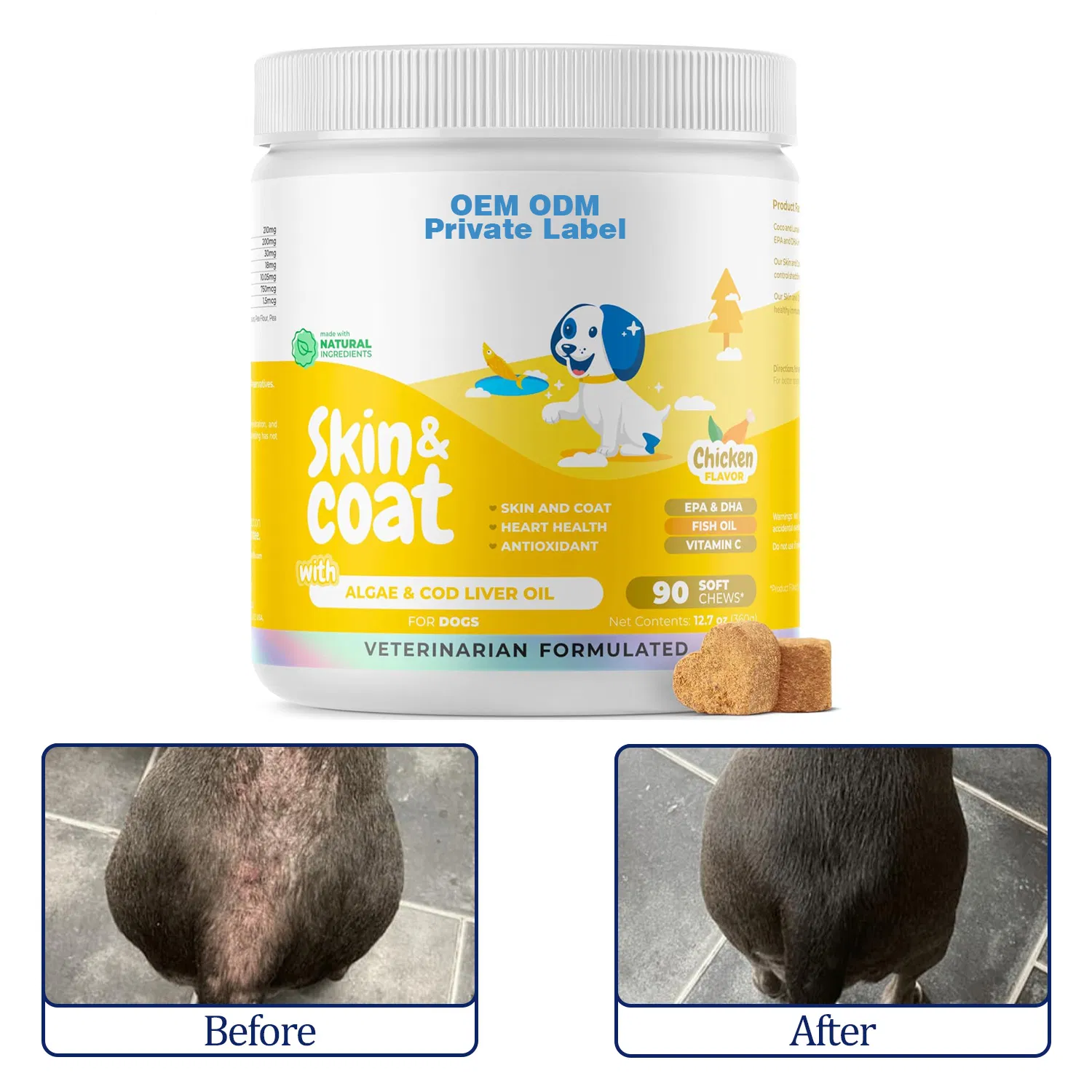 All-Natural Chews for Dogs: Skin Relief &amp; Allergy Support