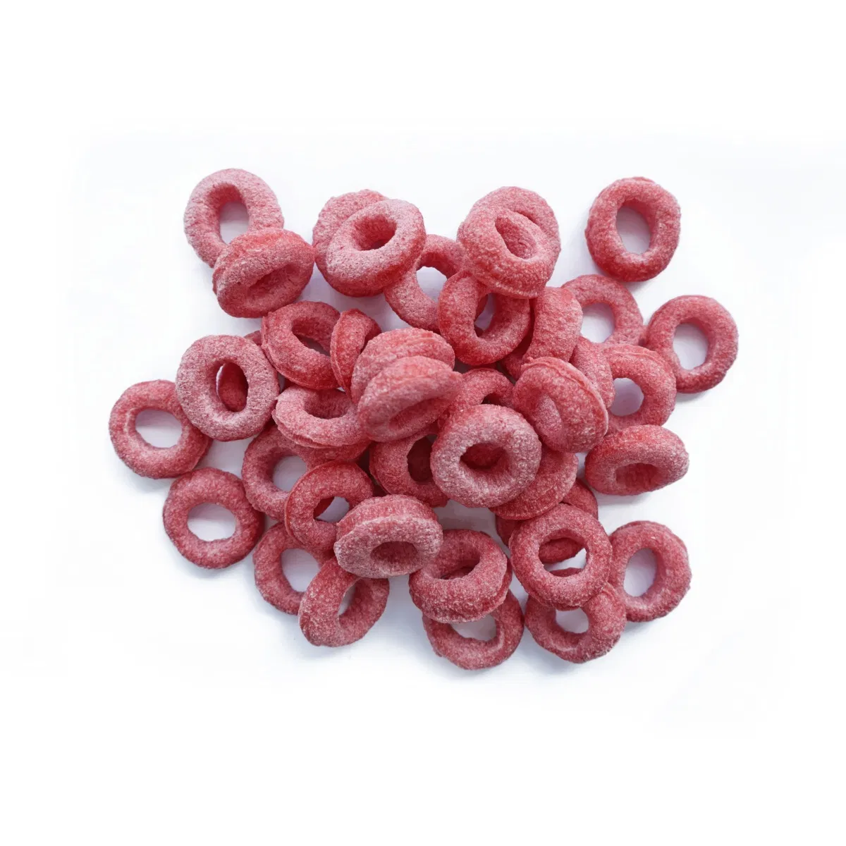 Hypoallergenic Pet Food Colorful Pure Meat Rings Treats Safe for Allergic Dog