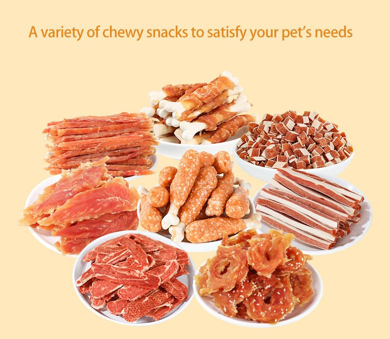 OEM/ODM Custom Dog Chews Pet Treats: Natural Beefhide Roll &amp; Bully Sticks for Dental Care