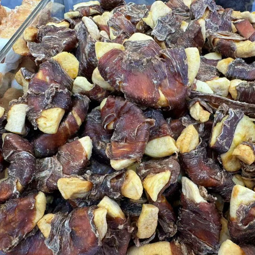 Healthy Dog Snack with Pure Meat and Vegetable Recipe Supporting Digestive Health Chew Treats