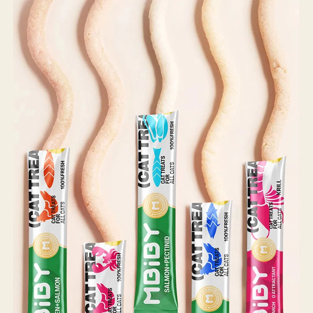 Best Training Reward Treats Rich in Essential Nutrients Replenish Water for Cat Pet Cat Strips Pet Food Customization