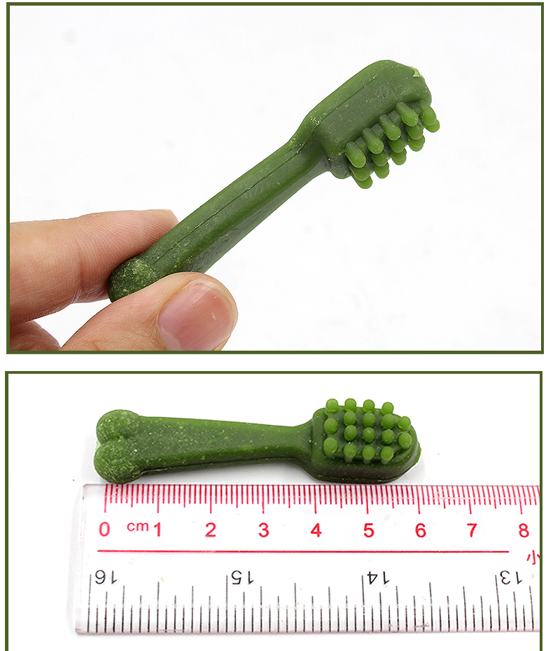 Dog Teeth Grinding Stick Toothbrush Chewing Snacks Green Tea Flavor Reward Training Natural Pet Snacks Dog Breath Freshen Treats