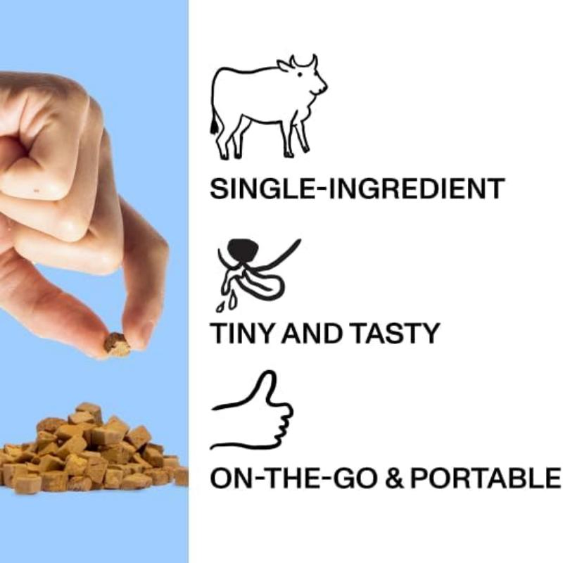 OEM/ODM, Best Selling 100% Beef Liver Freeze-Dried 2.5oz (71g) Training Dog Treats