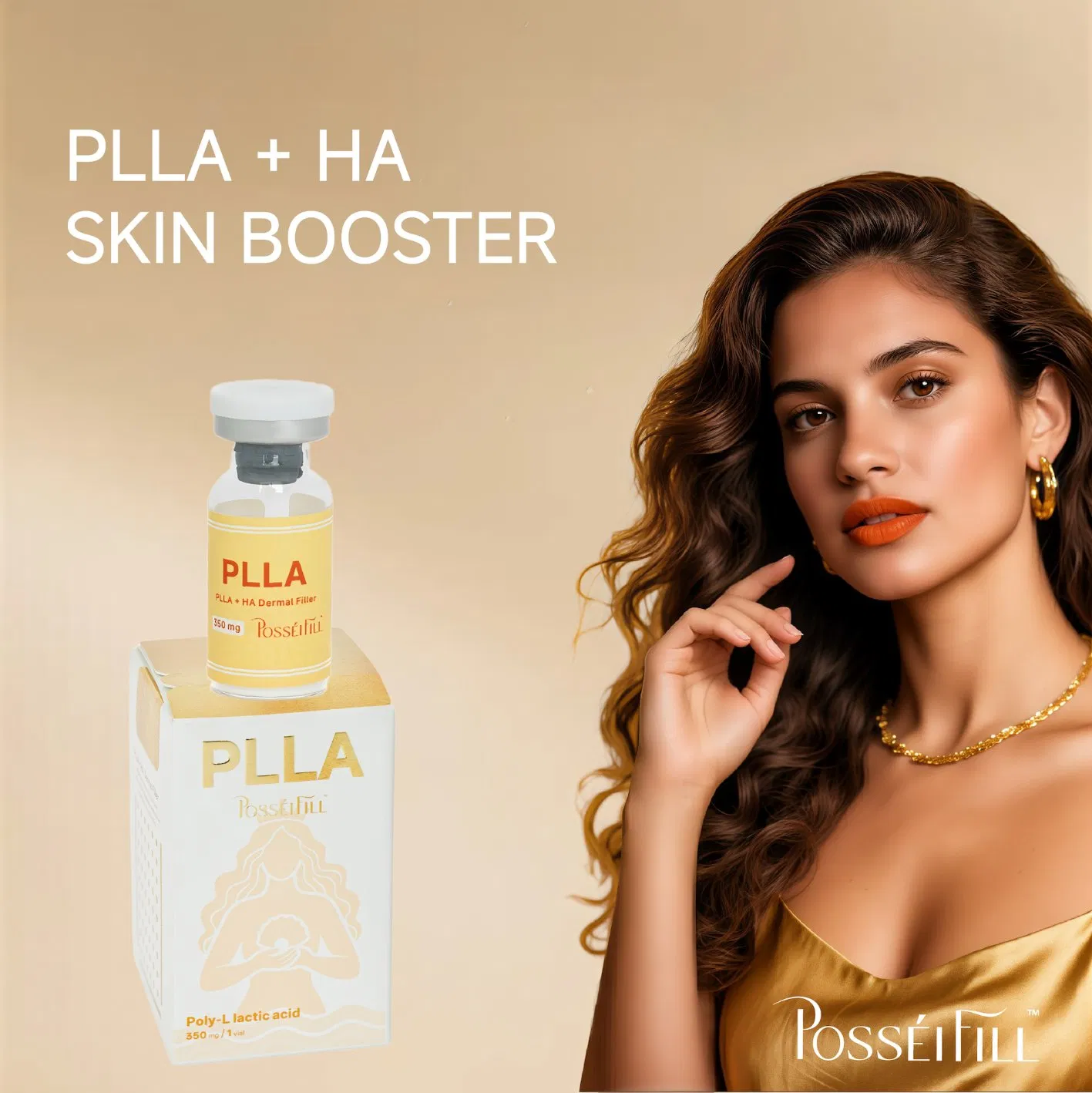 350mg Injectable Plla Skin Booster Skin Rejuvenation for Medical Aesthetics