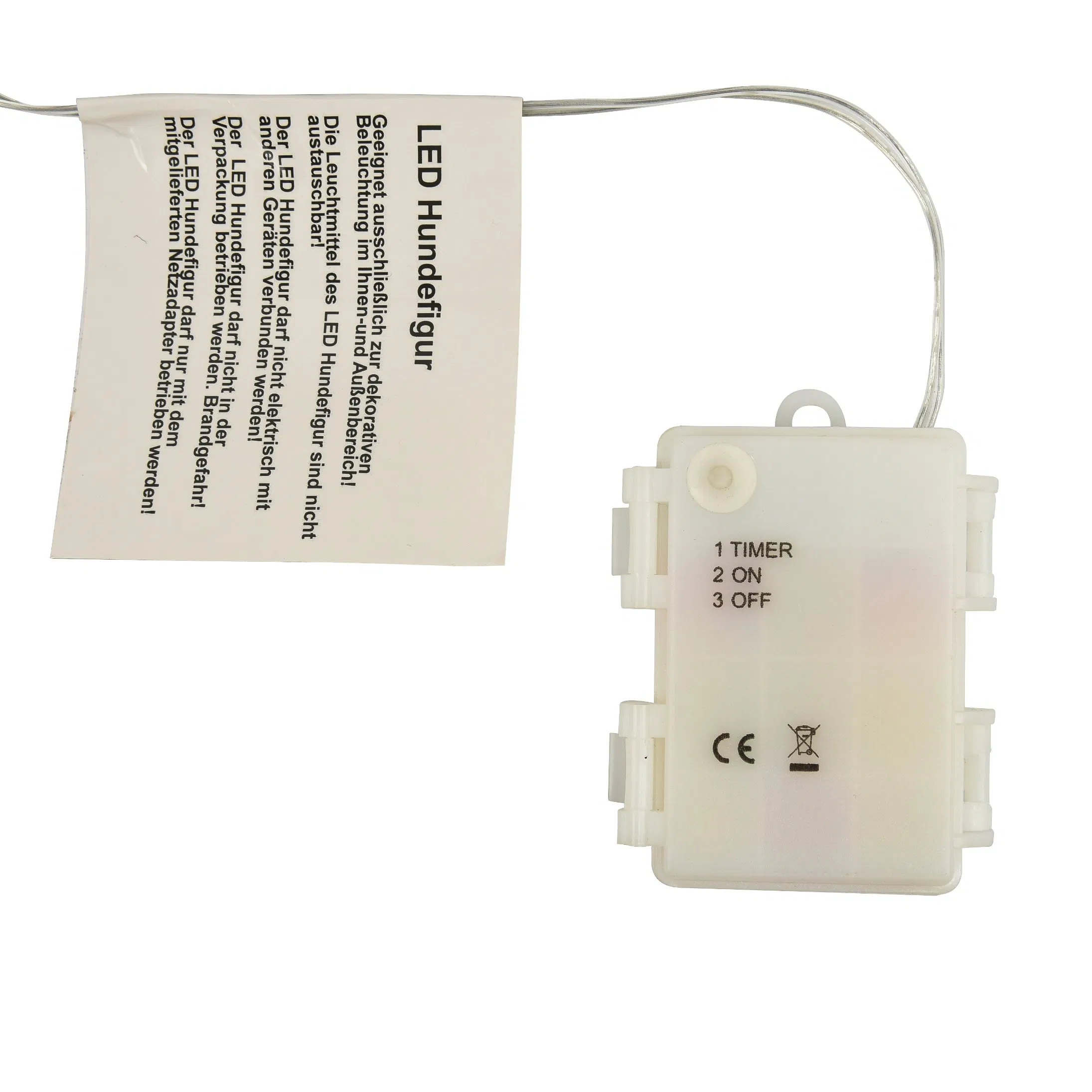 LED Christmas Outdoor Decoration Foldable Cute Puppy Lighted Glittering Indoor Decor Waterproof IP 3xaa Battery Not Included