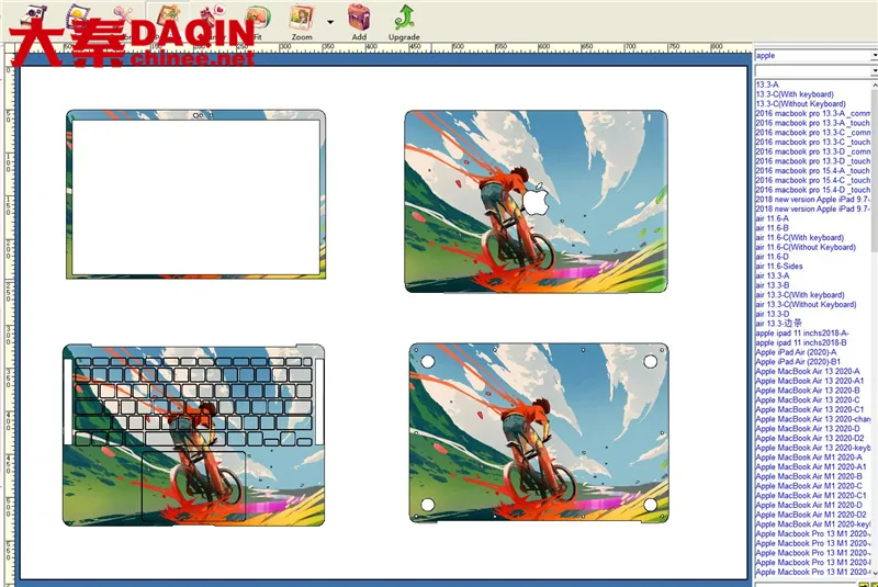 Sticker Machine Detail