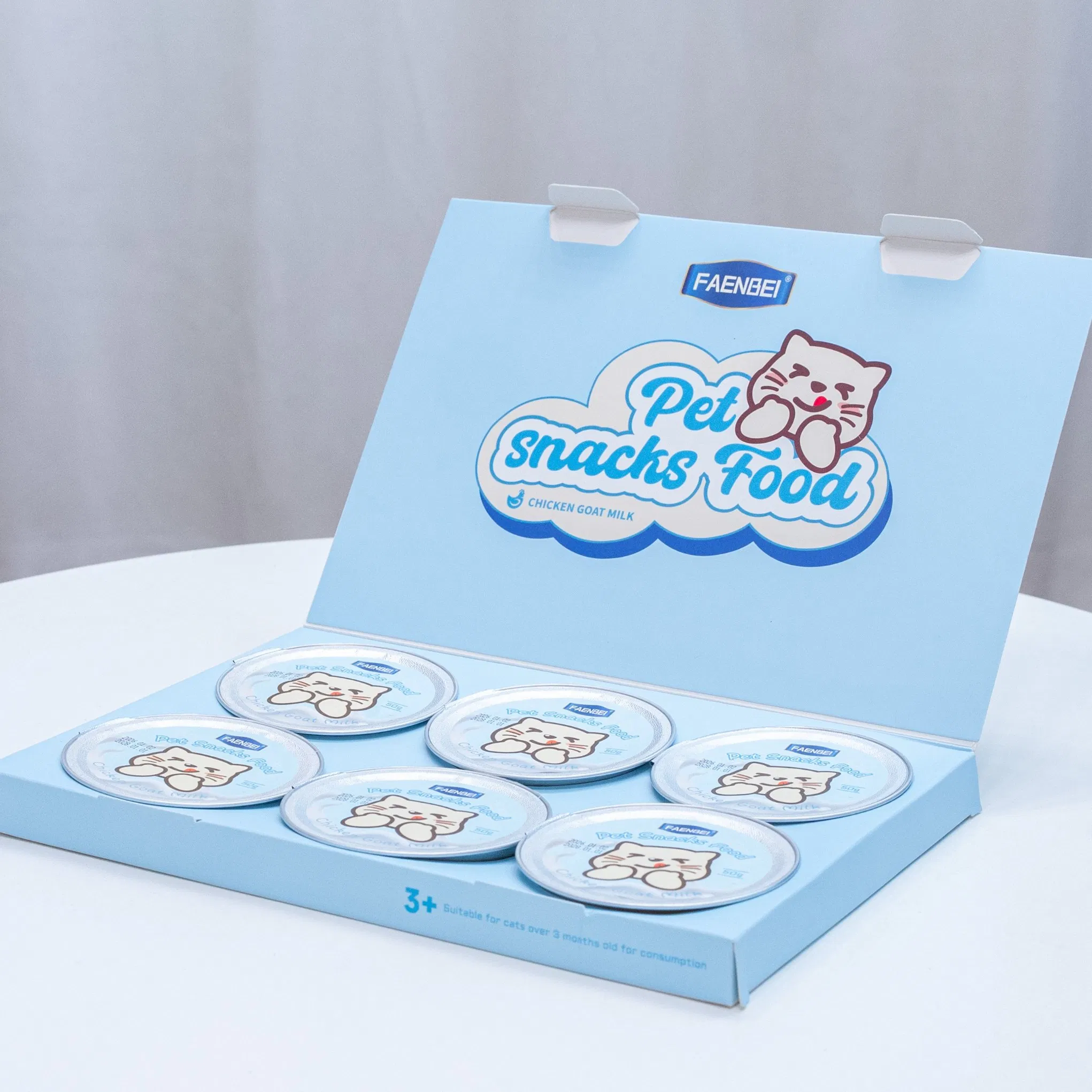 Hydrating Goat Milk &amp; Chicken Cat Treat Perfect for Training &amp; Daily Rewards Pet Wet Mini Can