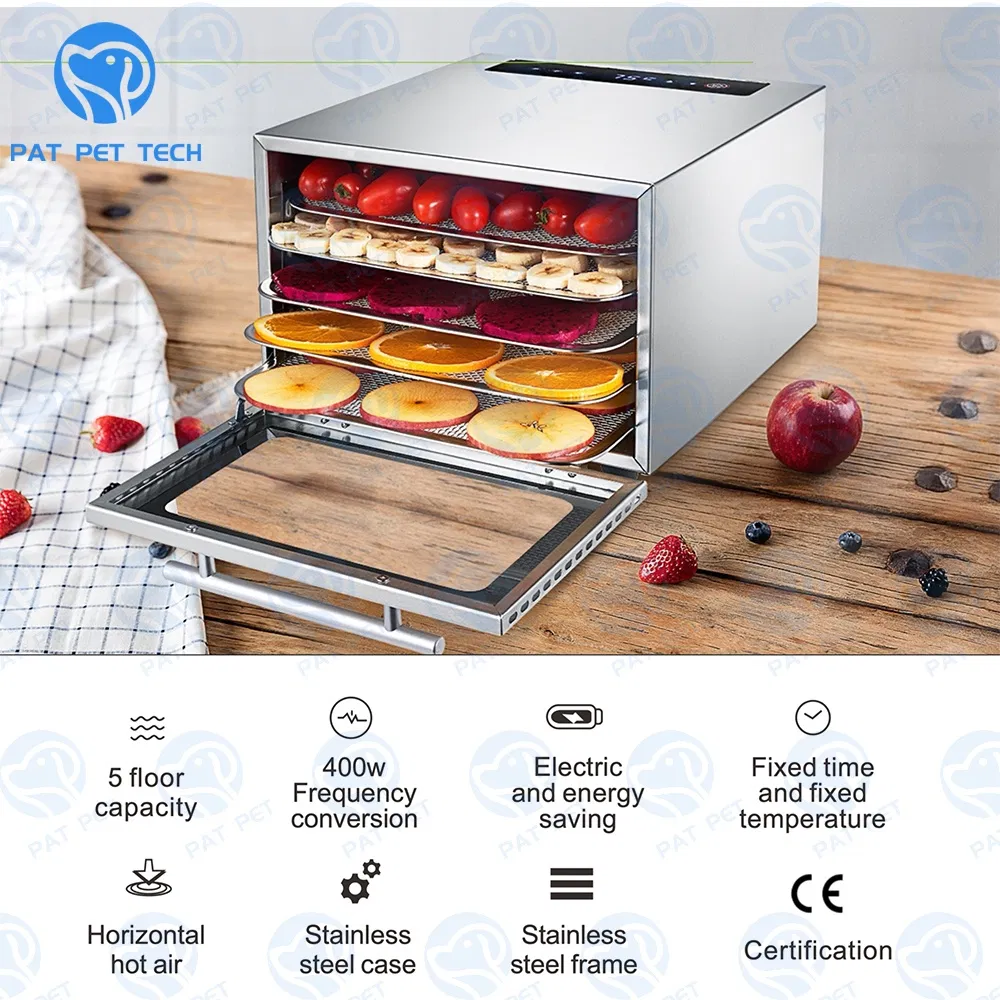 Homemade Pet Snacks with 5-Layer Fruit Dehydrator for Healthy Treats