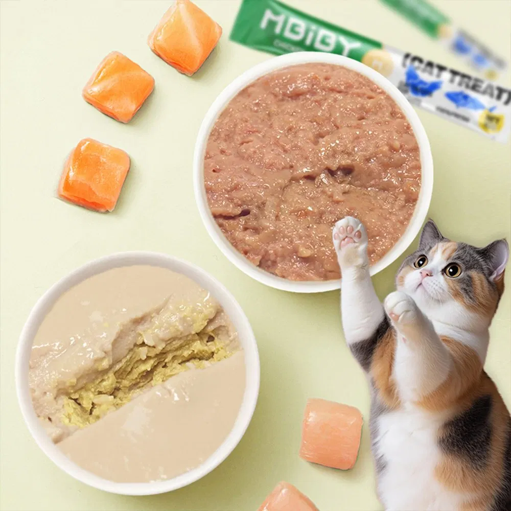 Best Training Reward Treats Rich in Essential Nutrients Replenish Water for Cat Pet Cat Strips Pet Food Customization
