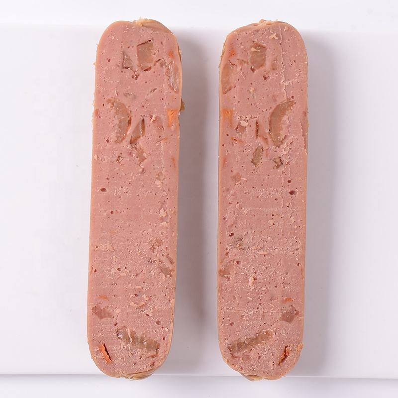 Factory Direct Pet Snacks High Quality Natural Vegetables Beef Ham Sausage Cat Dog Sausage