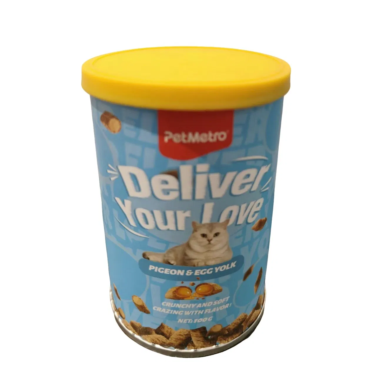 International Grade 100g Crunchy Outside Soft Yolk Snack Suitable for OEM Orders Grain Free Crunchy Treats