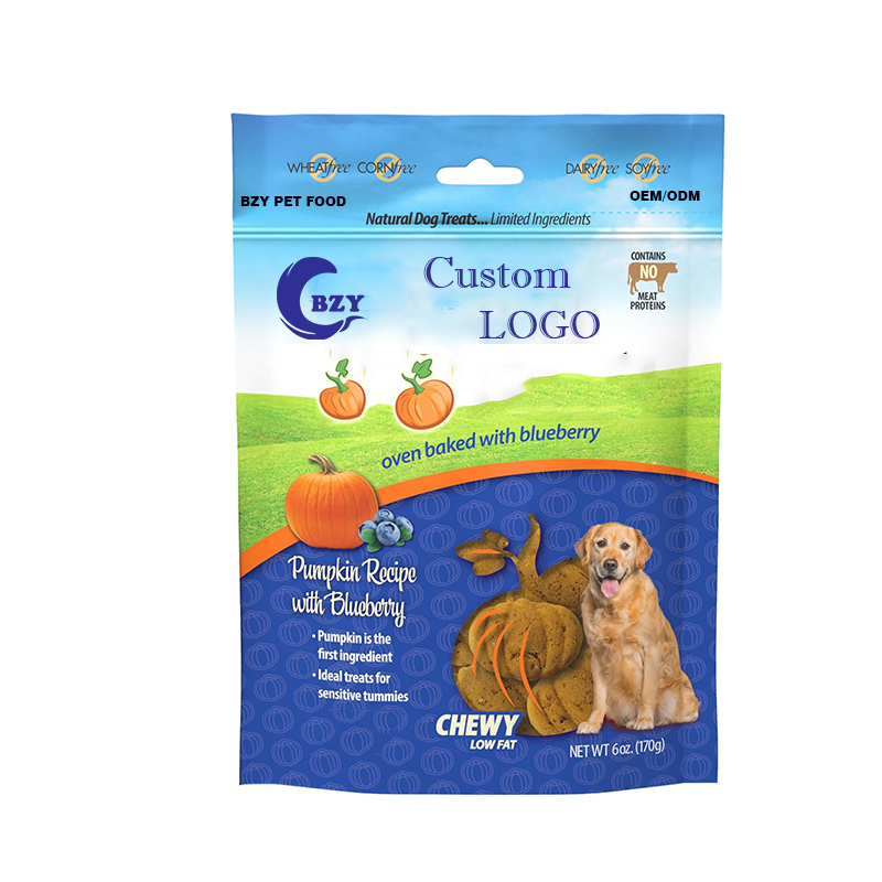 Blueberry Flavor Low-Fat Natural with for Digestive Health 6oz (170g) Dog Treats