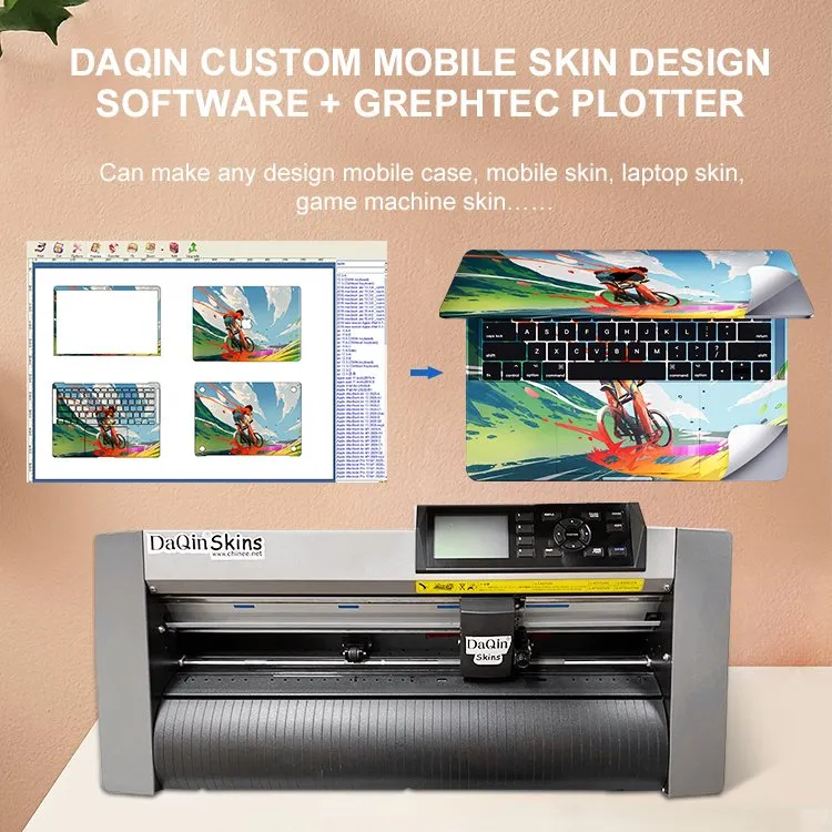 Laptop skin sticker machine