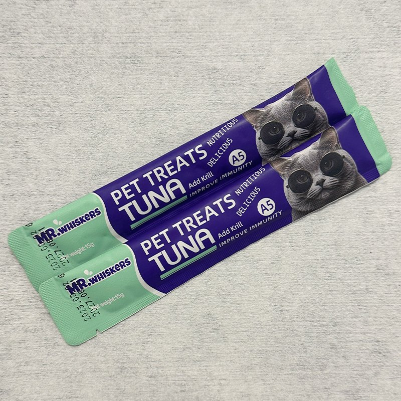 Wet Organic Pet Treats for Cats with Beef and Tuna