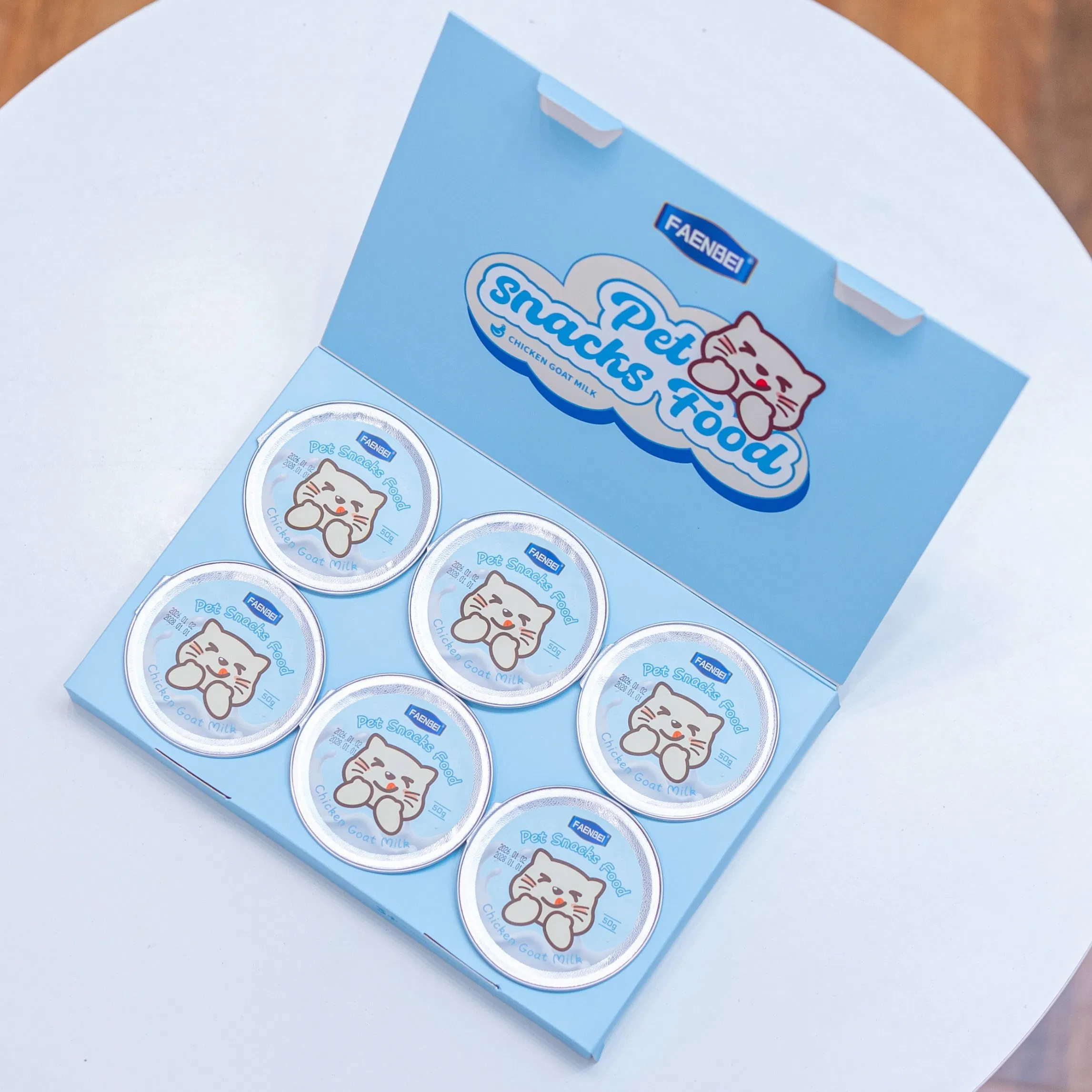 Hydrating Goat Milk &amp; Chicken Cat Treat Perfect for Training &amp; Daily Rewards Pet Wet Mini Can