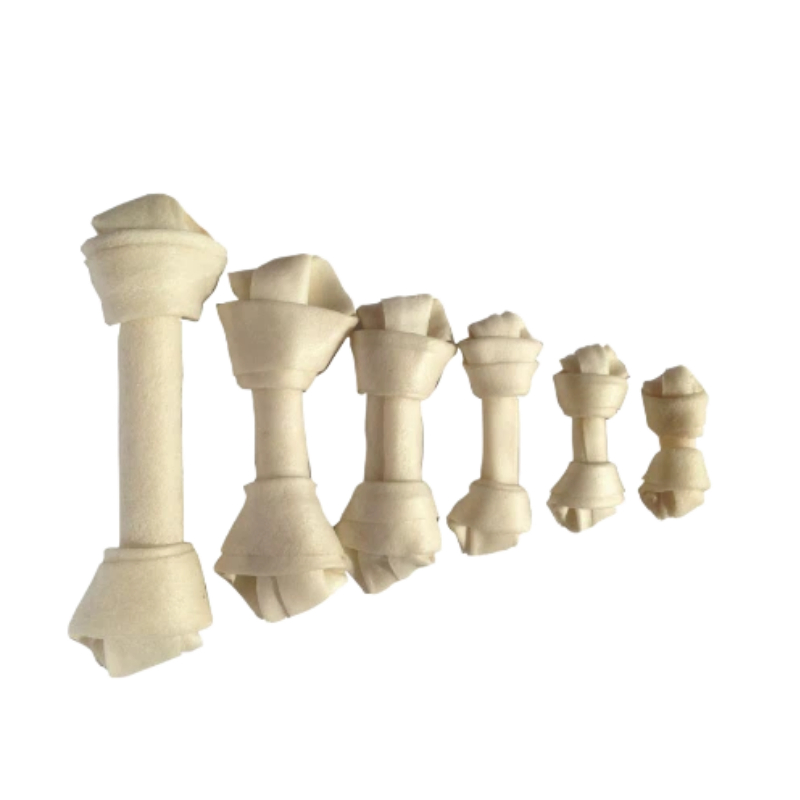 Chew &amp; Dental Care Bleached Rawhide Pressed Bone of Pet Treats