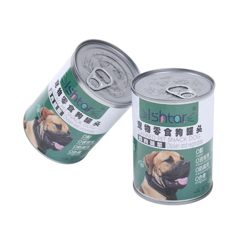 Natural Chicken Wet Canned Dog Food 375g High Protein Pet Food and Snacks Wet Dog Treat Puree