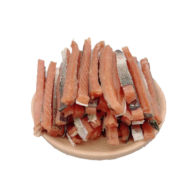 Pet Snacks Drying Salmon Chicken Strips Cats &amp; Dogs Universal Training Rewards Dog Snacks