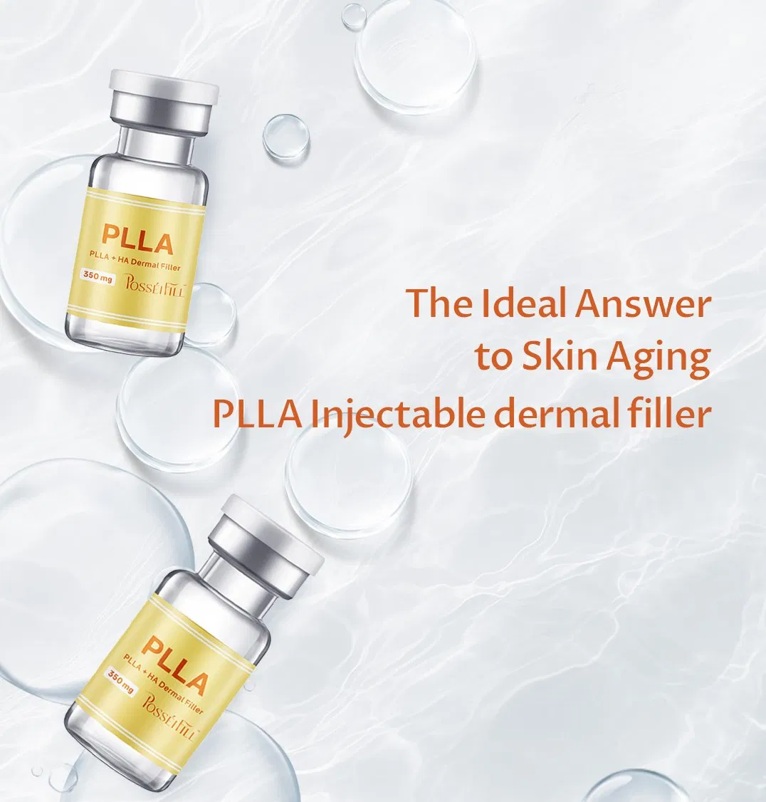 Posseifill 350mg Injectable Plla + Hyaluronic Acid Dermal Filler Skin Booster for Injection