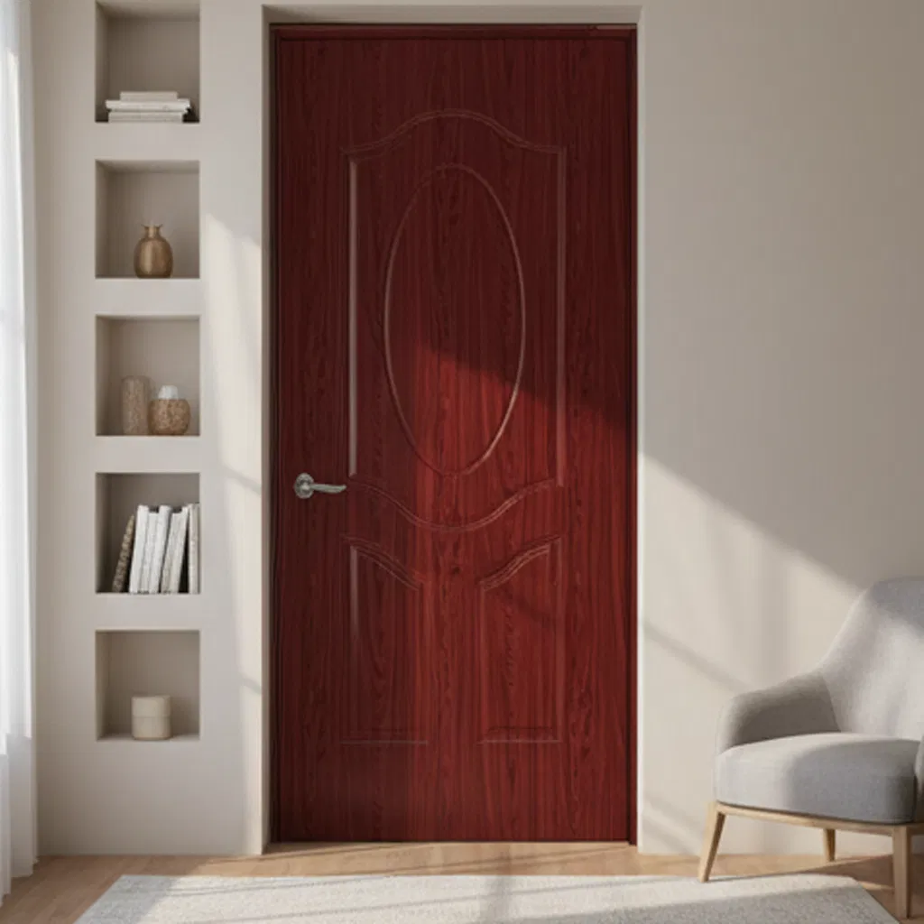 Premium Melamine Paper Laminated Mould Door Skin From China