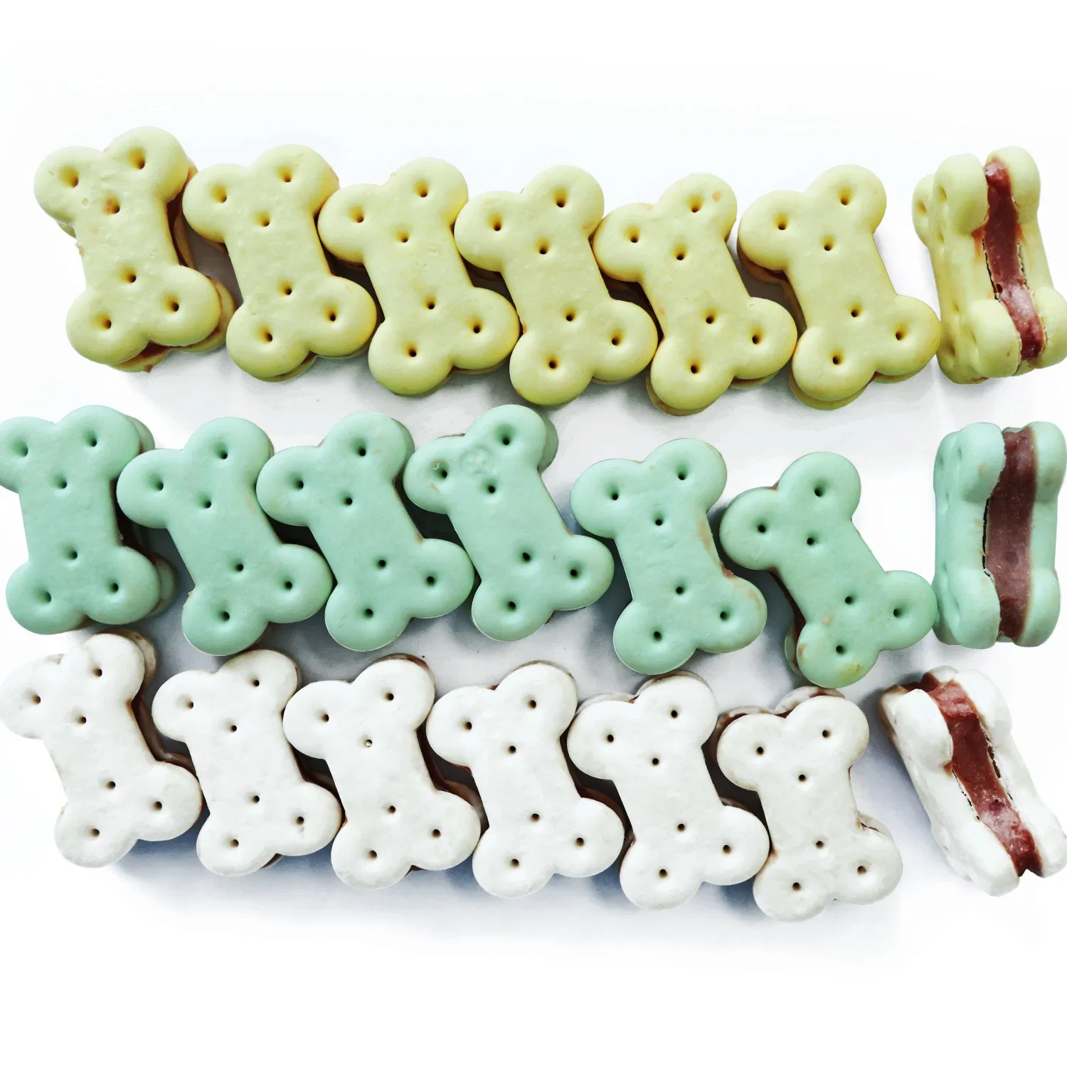 High - Protein Pet Treats Omega - Rich Chicken Filled Snacks Cookies