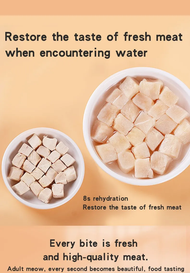 Salmon Cubes for Dogs and Cats