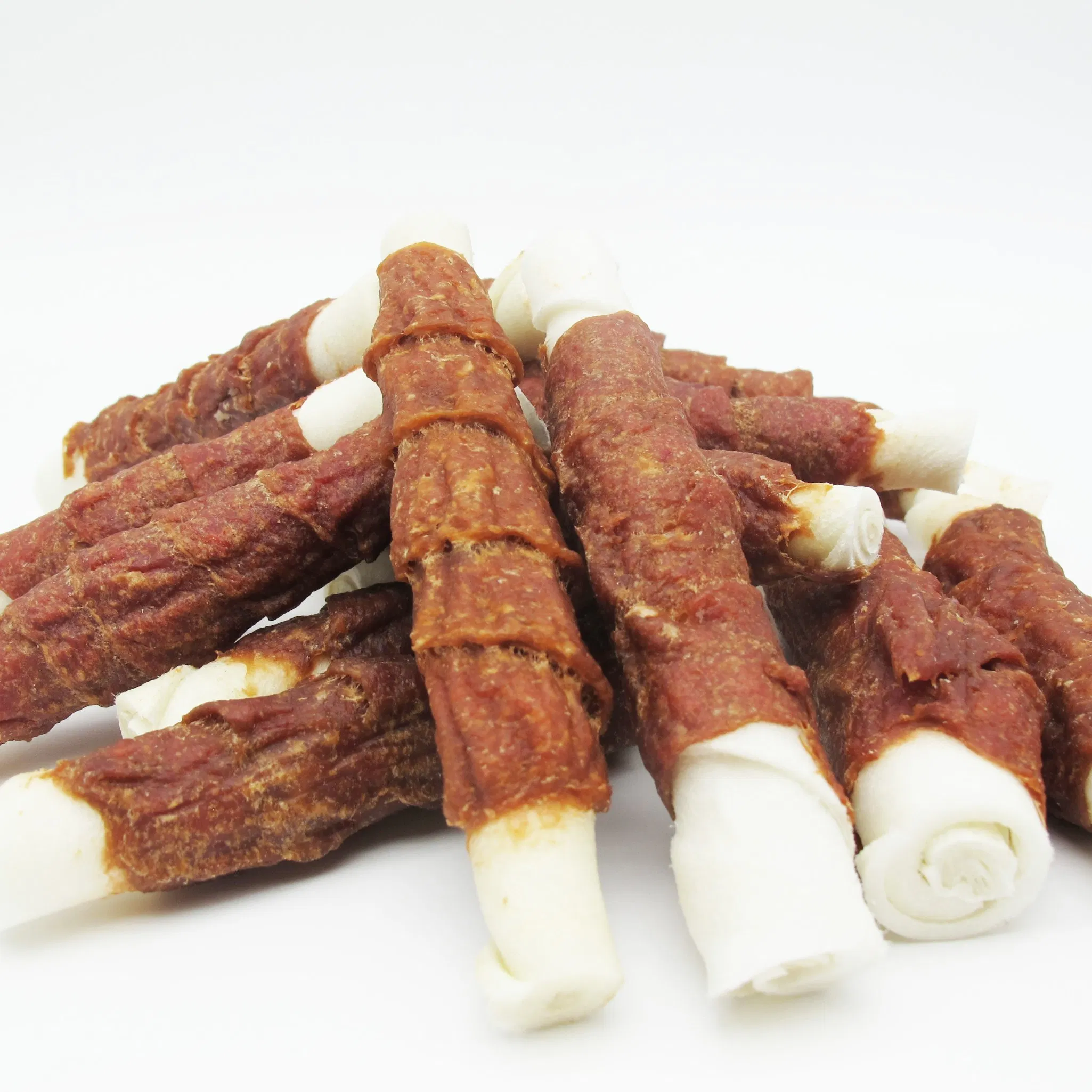 Customized Package High-Digested Nutri Dried Chicken Beef Cowhide Stick Dog Chew Pet Snack Treat