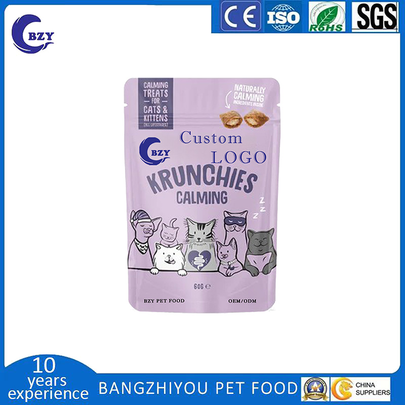 Chicken Flavor Krunchies Calming 3.2oz (90g) Cat Treats