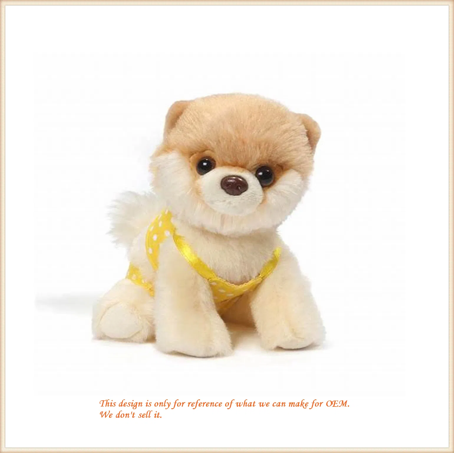 Plush Puppy Dog with Little Skirt Stuffed Standing Dolls Wholesale Gifts