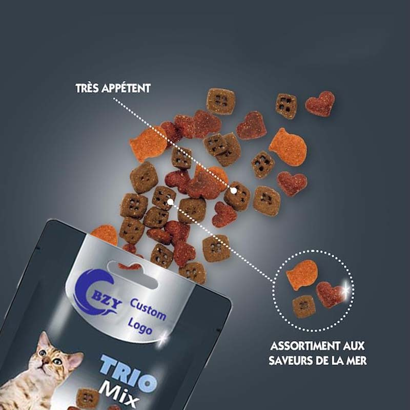 Manufacture OEM/ODM, Seaside Flavours Assortment (Salmon, Shrimp, Trout) - Crunchy Biscuit 2.1oz (60g) Cat Treats