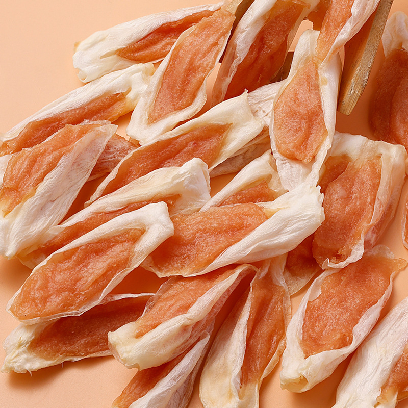 OEM Wholesale Custom Pet Cat Dog Snacks Chicken Rabbit Ears Training Rewards