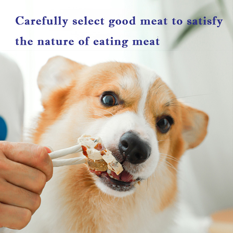 Manufacture OEM/ODM Cod Flavored Duck Flavored Training Lollipop Dog Treats