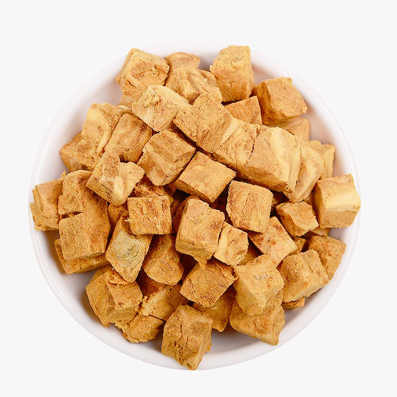 Private Label High-Protein Pet Treats Freeze Dried Egg Yolk Cube Cat &amp; Dog Treats