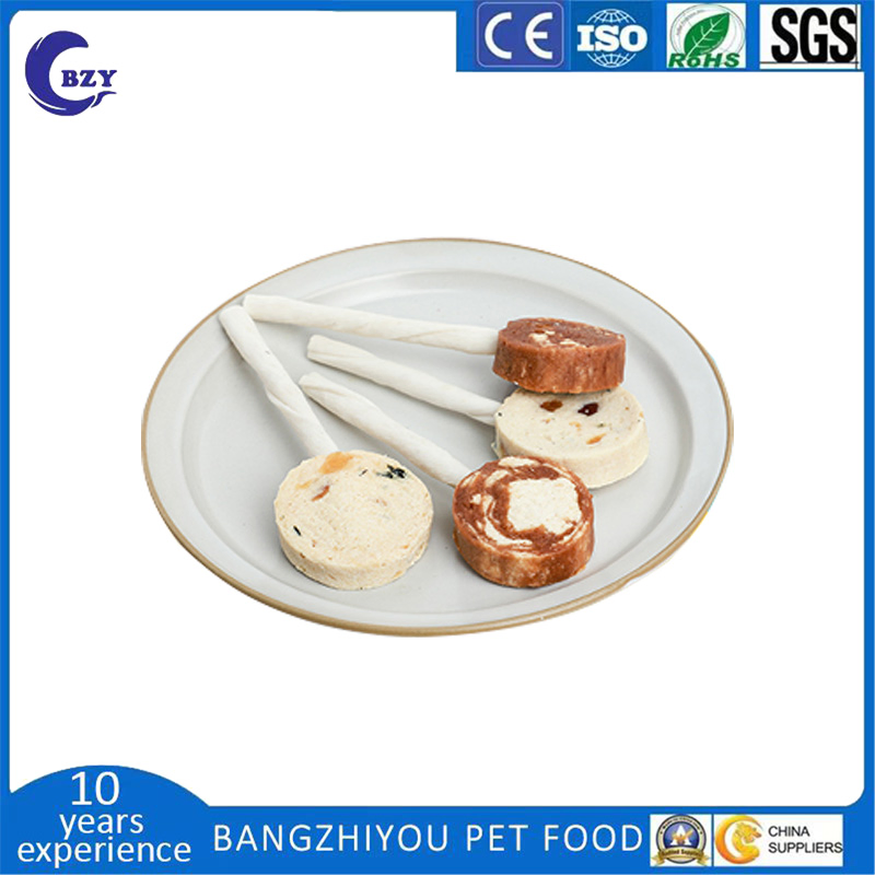 Manufacture OEM/ODM Cod Flavored Duck Flavored Training Lollipop Dog Treats