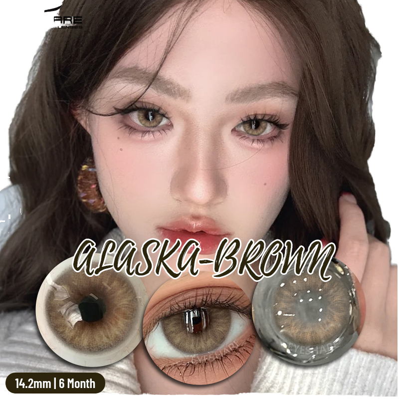 EYESHARE Yearly Cosmetic Color Lens Soft Red Blue Beauty Contact Lenses Eye Colorful Colored Eyeglasses Care Products