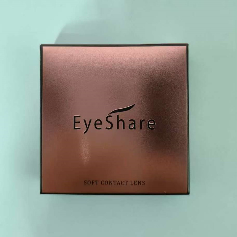 Eyeshare  Wholesale Personal Brand Lentes De Contacto Paper Box Free Design Custom Eye Lens Packing Box Colored Contact Lenses