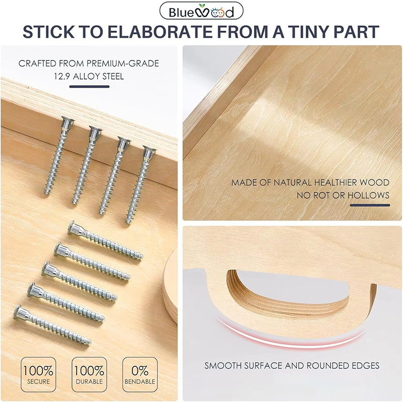 Montessori Inspired Children's Wooden Climbing Frame Rainbow PE Steel Pickler Triangle Set For Toddlers Gym Kindergarten Play