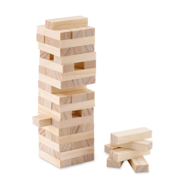Wooden Stacking Blocks Tower Game Play
