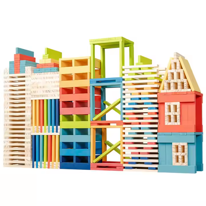 Small Intelligent Wooden Toys for Kids Sensory Training for Hands and Brains Wood Material