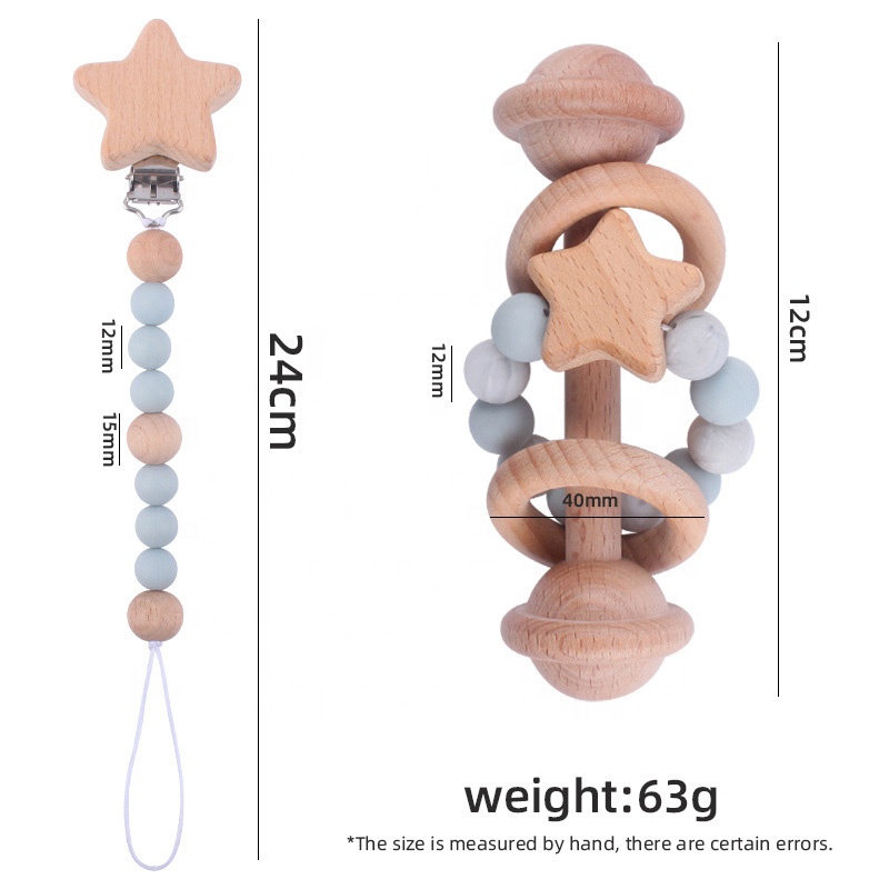 Baby Teether Pacifier Chain Set Details 6