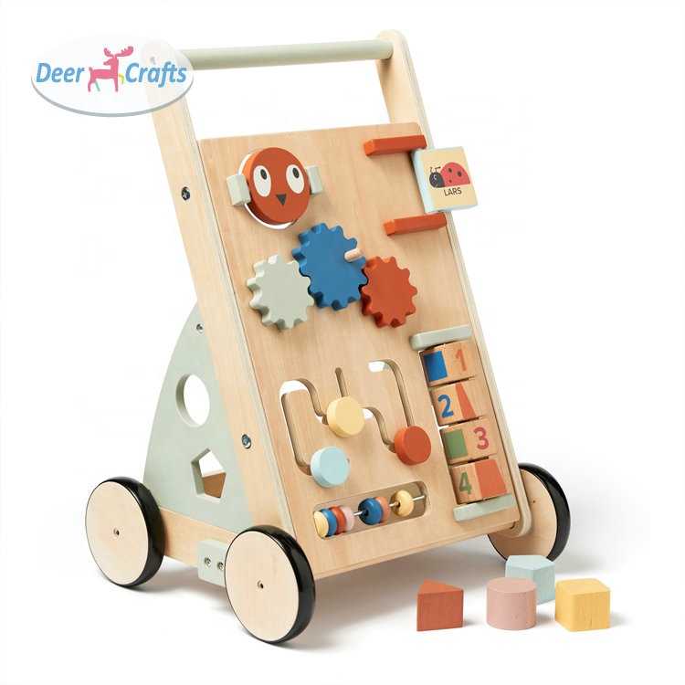 Hot Sale Kids Geometric Shape Blocks Matching Game Wooden Shape Sorting Cube DD12446