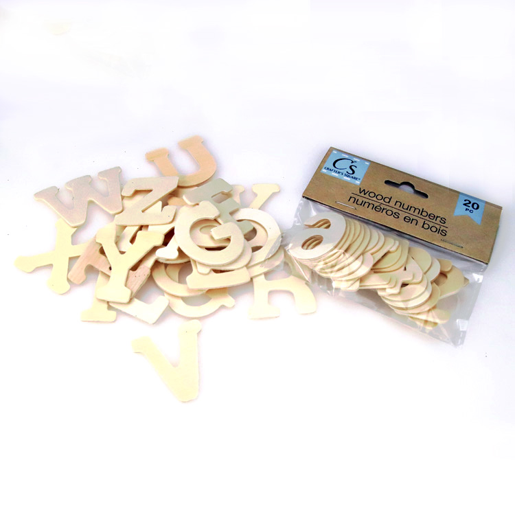 Hot Sale High Quality Environmental Protection Developing Intelligence Children's Learning Toys Wooden Alphabet Letters