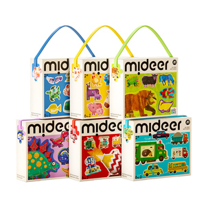 MIDEER My First Artist Puzzle - Farm Animals Educational Toy Large Puzzle For Kids