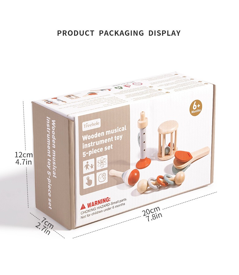 Wooden Musical Instrument Dimensions and Package Details
