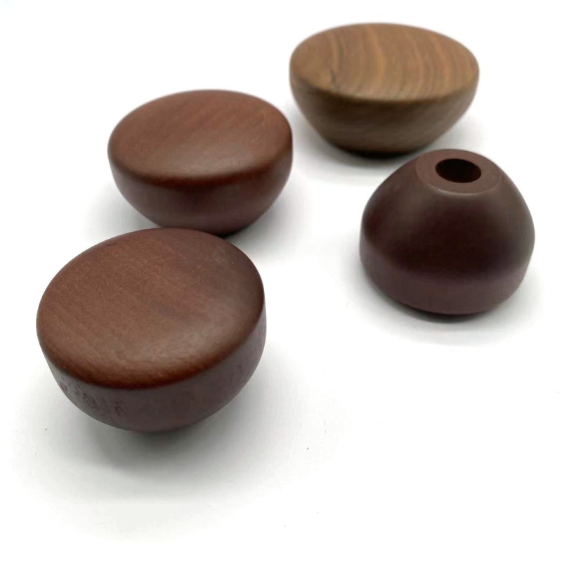 Walnut Wood CNC Custom Lathe And Milling CNC Part Wood Cutting Experts Wooden Display Base Parts