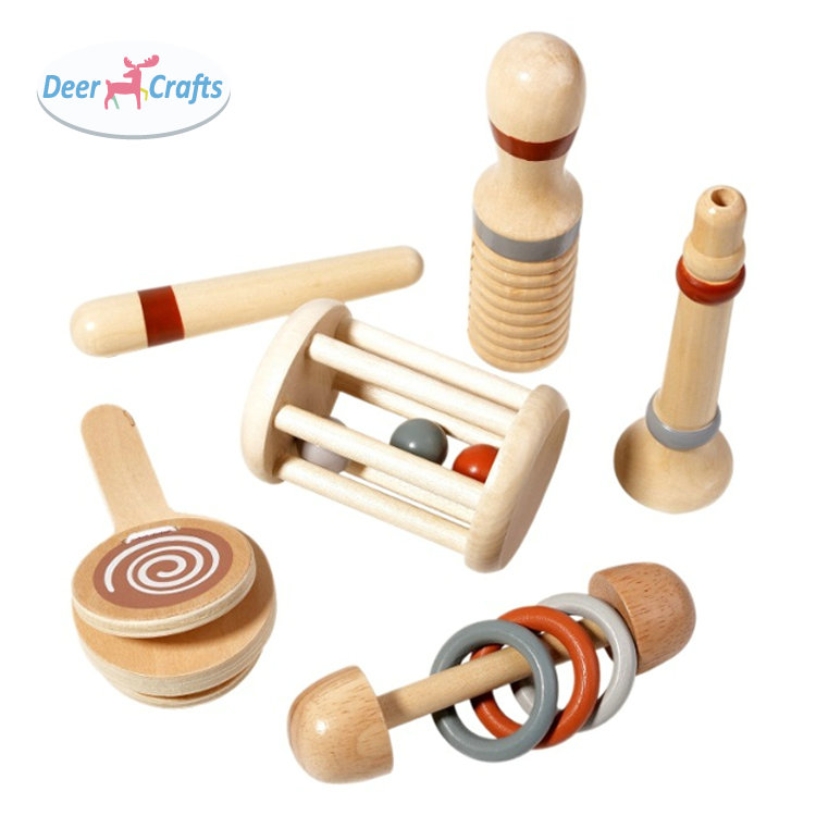 Multi-Function Wooden Toy for Infants &amp; Children - Color Recognition &amp; Shape Matching Early Education Ball Set DD12761