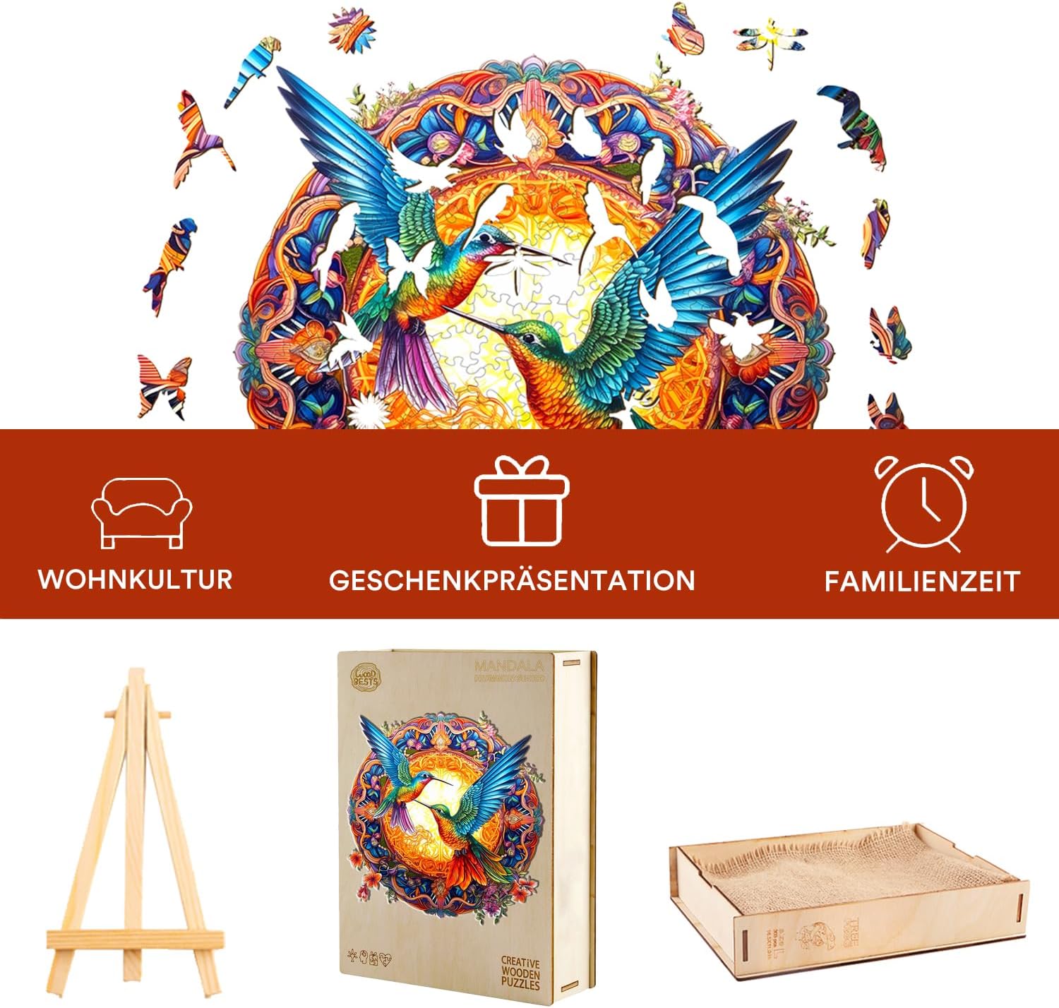 Jigsaw Board Puzzles Kids Brain Teaser Wood Toys for Children Educational the Gift for Halloween Christmas Birthday