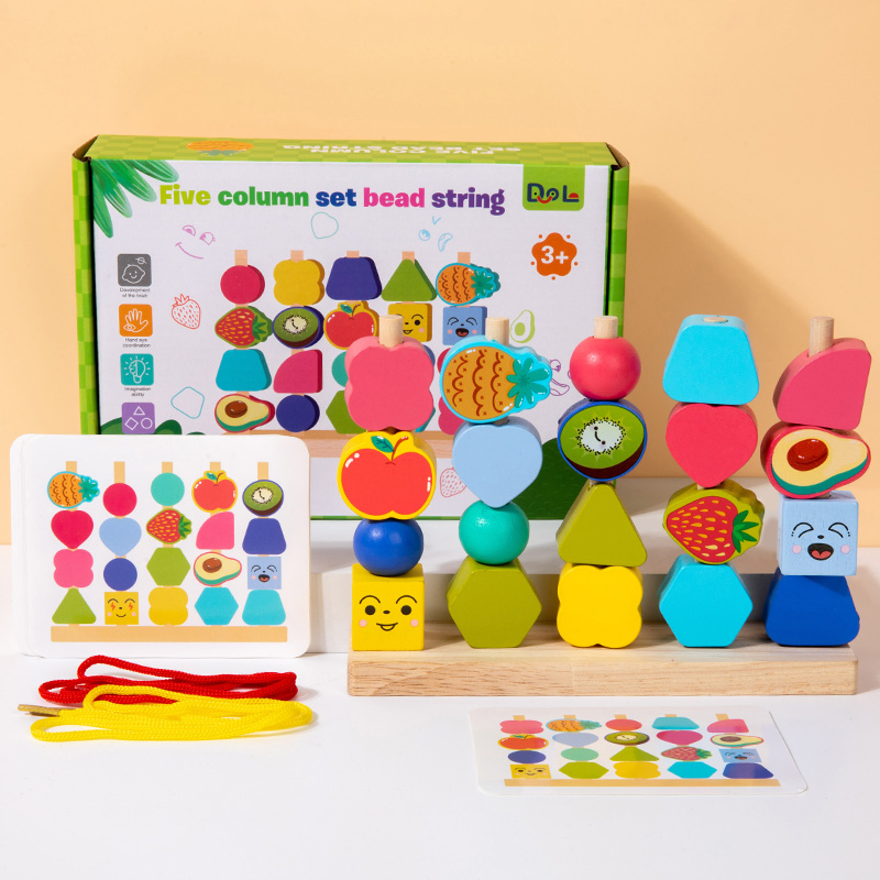 YARI 3+ Kids Number Puzzles Counting Stacking Game Wooden Counting Stacker Block Set For Toddlers