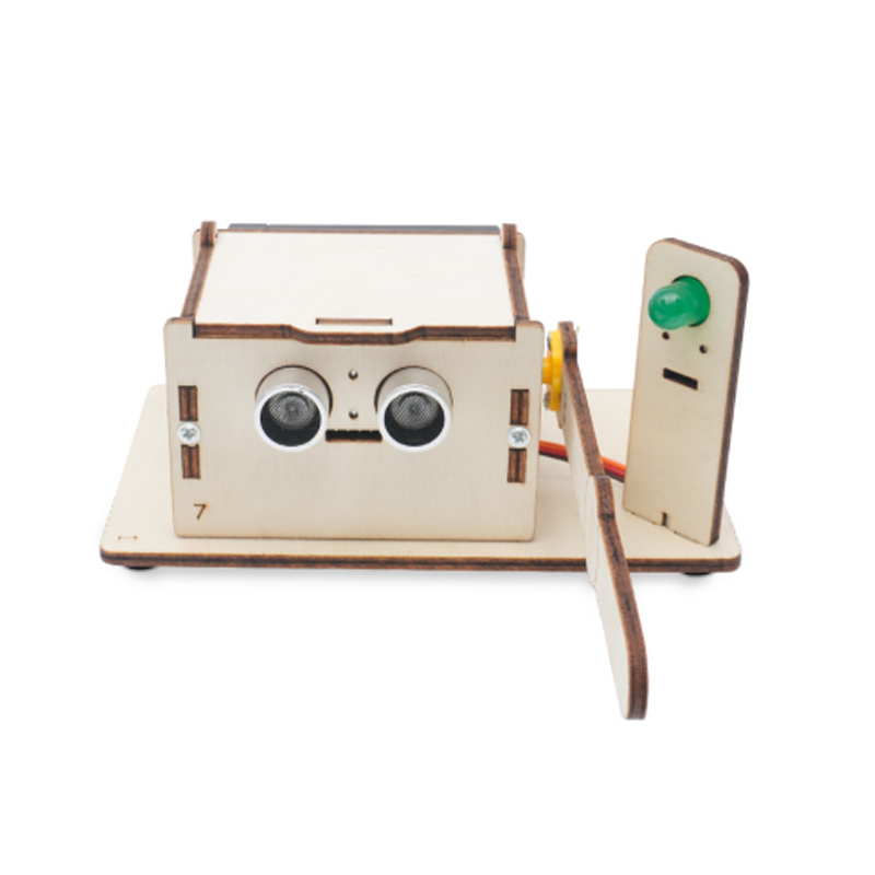 FBELE DIY Intelligent Wooden Gate Educational Kit FB-A11 With Manual Operation For Preschool Science Physics Teaching