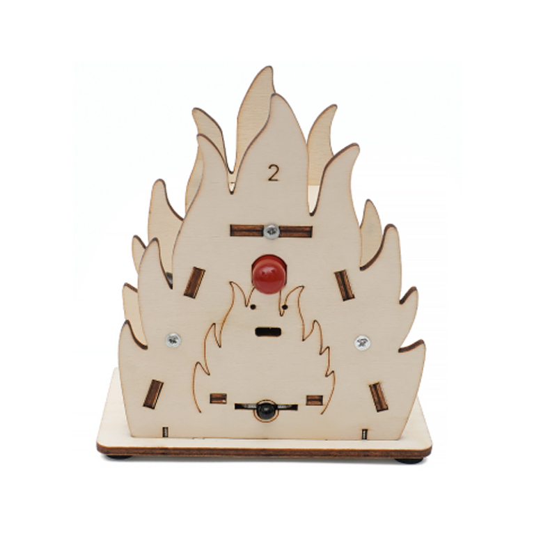 FBELE DIY Intelligent Wooden Gate Educational Kit FB-A11 With Manual Operation For Preschool Science Physics Teaching